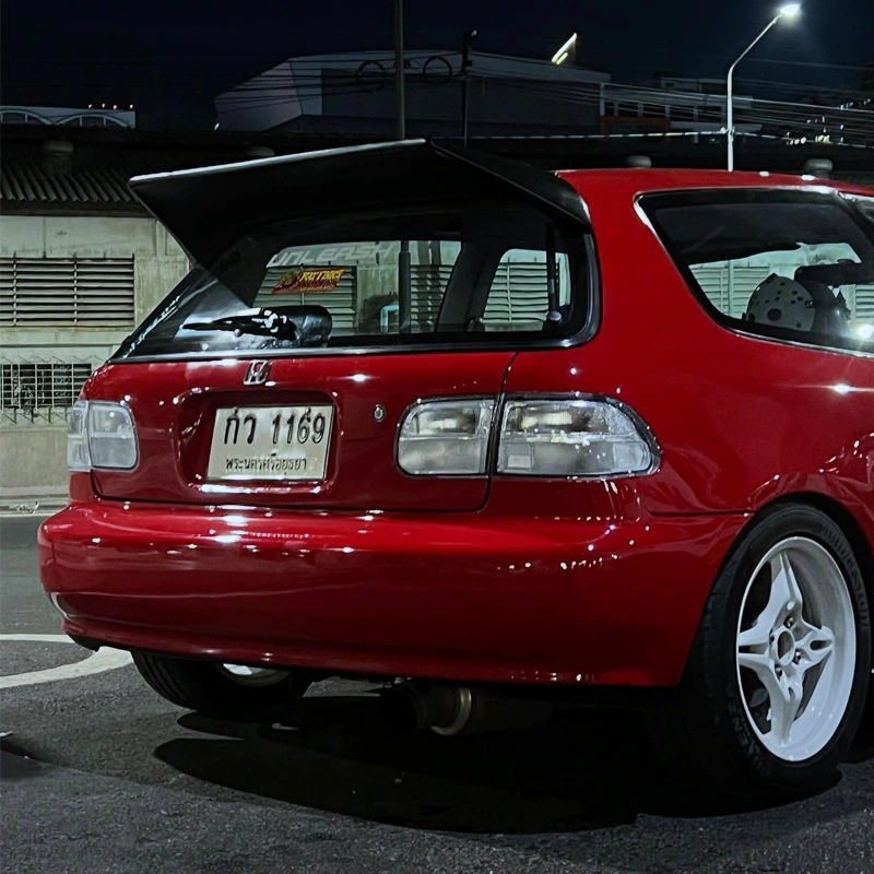 Pilotos traseros 78Works US Tail Lamp para Honda Civic EG6 Hatchback miniatura 5