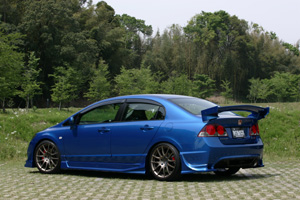 Aero BOMEX para Honda Civic Type R FD2 miniatura 2