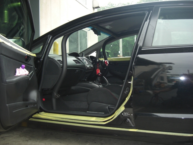 Jaula antivuelco Saito Rollcage para Civic FD2 miniatura 2