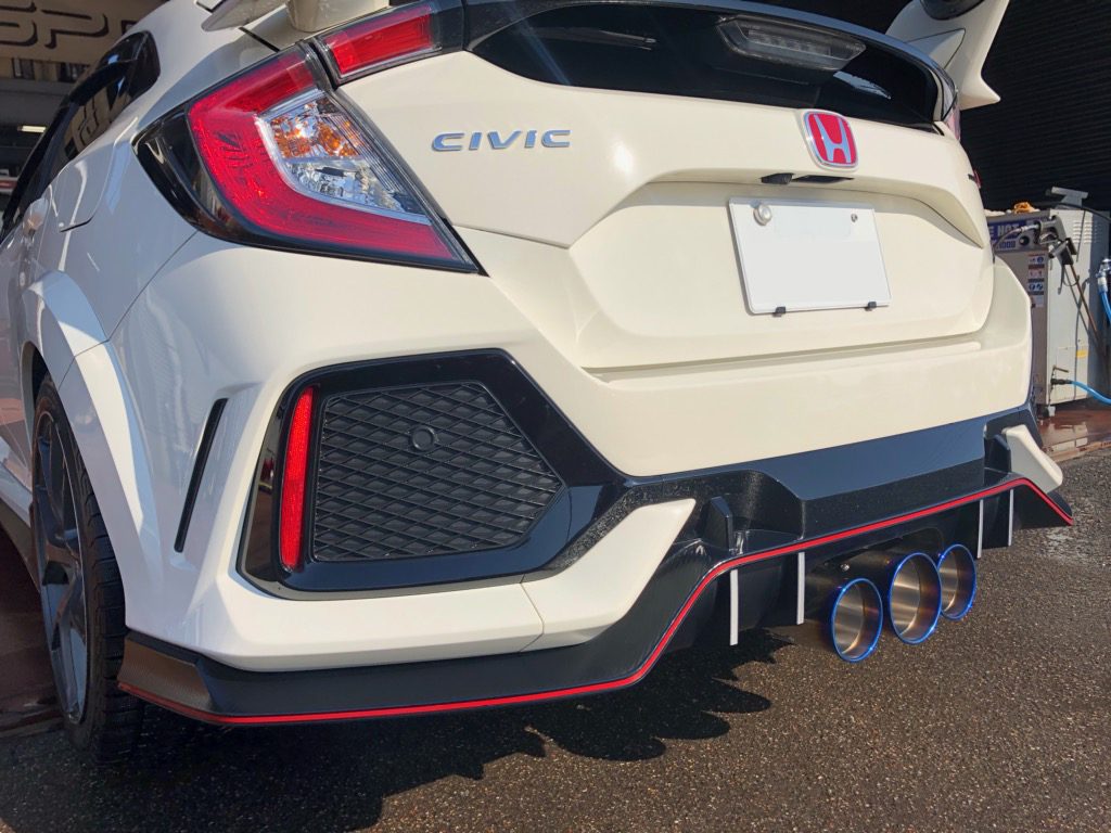 Escape GP Sports EXAS EVO Tune para Honda Civic Type R FK8 miniatura 2