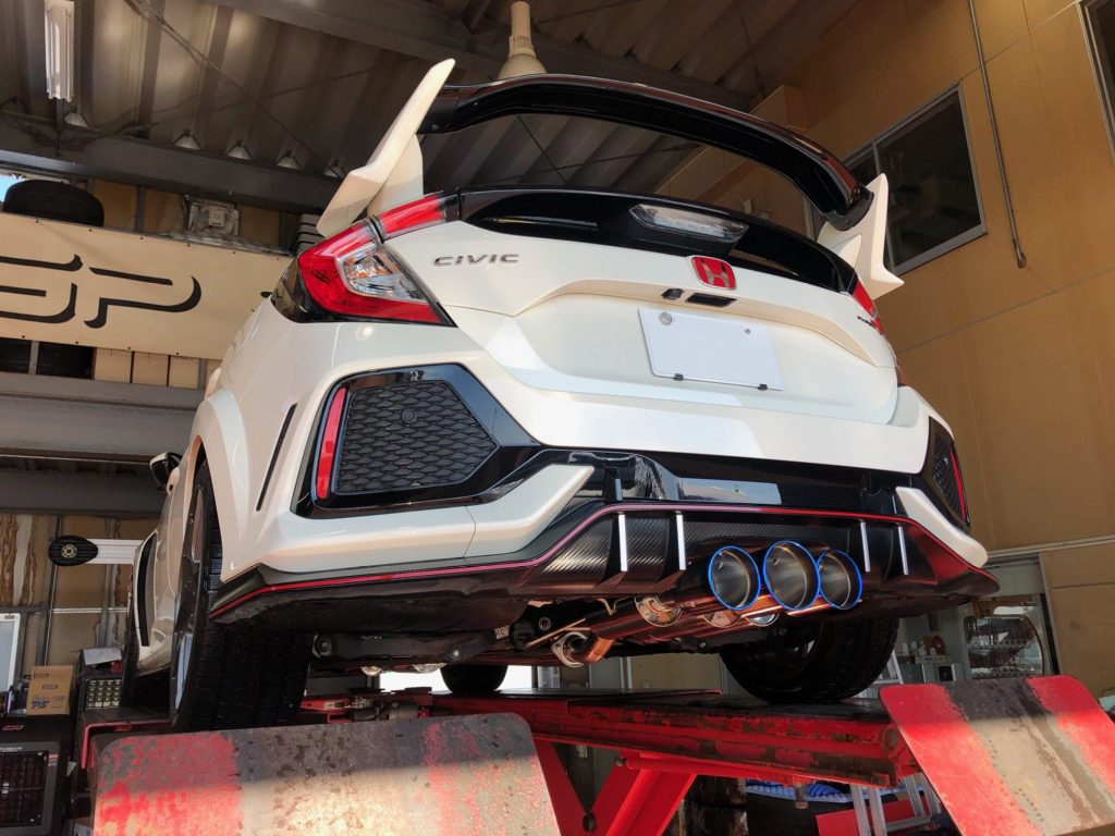 Escape GP Sports EXAS EVO Tune para Honda Civic Type R FK8 miniatura 3