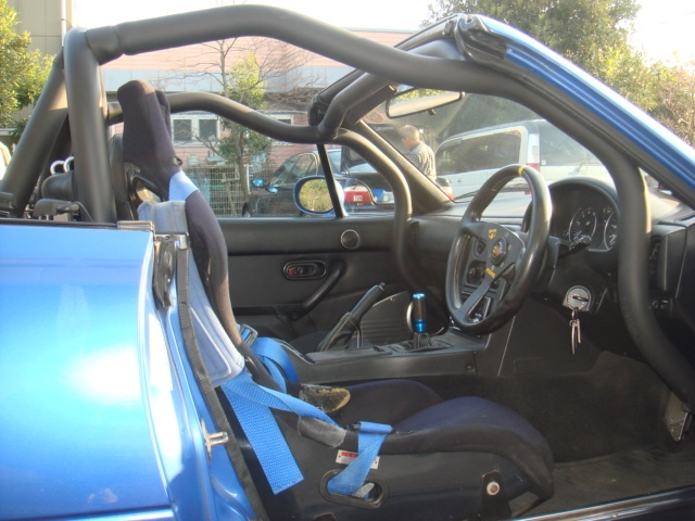 Jaula antivuelco Saito Rollcage - Capota blanda / hardtop para Roadster NB miniatura 1