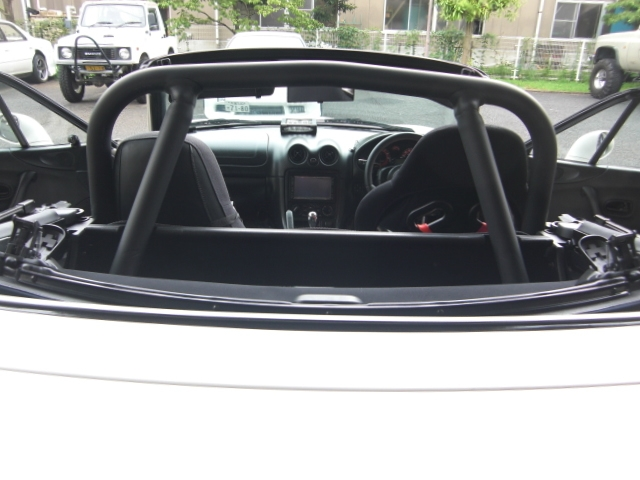 Jaula antivuelco Saito Rollcage - Capota blanda / hardtop para Roadster NB miniatura 3