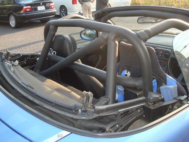 Jaula antivuelco Saito Rollcage - Capota blanda / hardtop para Roadster NB miniatura 4