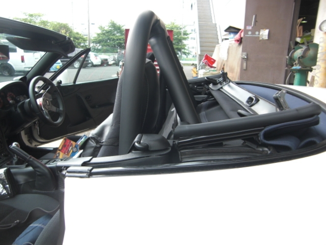 Jaula antivuelco Saito Rollcage - Capota blanda / hardtop para Roadster NB miniatura 5
