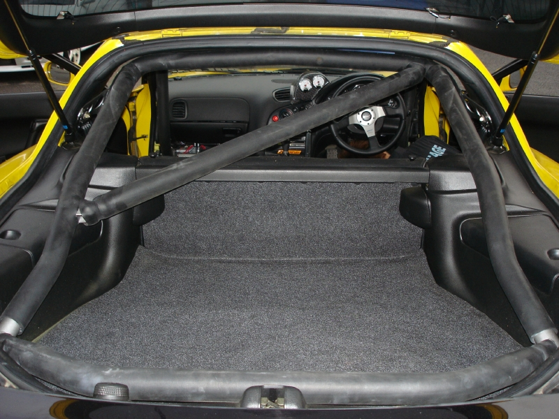Jaula antivuelco Saito Rollcage - Dash Through - Trunk Through para RX-7 FD3S miniatura 6