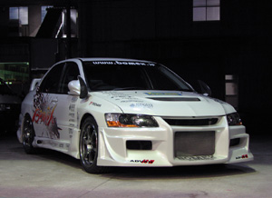 Aero BOMEX para Mitsubishi Lancer Evolution IX CT9A miniatura 1
