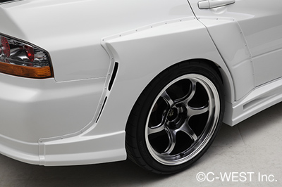 Bodykit C-West GT-Type para Mitsubishi Lancer Evolution CT9A miniatura 5