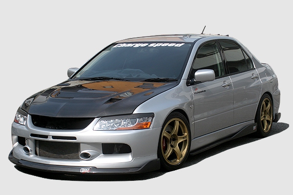 ChargeSpeed Aero Bottom Line para Mitsubishi Lancer Evolution IX CT9A EVO IX miniatura 1