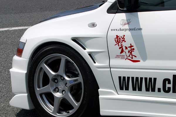 ChargeSpeed Aero Bottom Line para Mitsubishi Lancer Evolution IX CT9A EVO IX miniatura 8