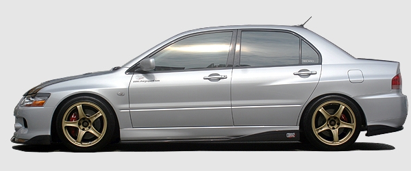 ChargeSpeed Aero Bottom Line para Mitsubishi Lancer Evolution IX CT9A EVO IX miniatura 9
