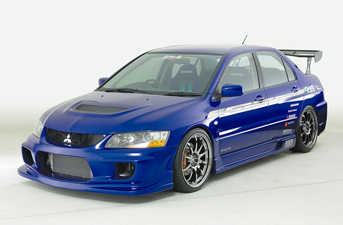 Bodykit INGS N-SPEC para Lancer Evolution VIII CT9A miniatura 1