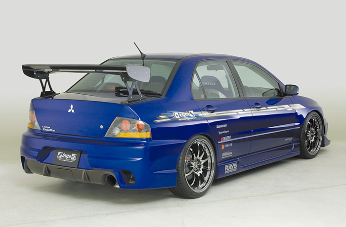 Bodykit INGS N-SPEC para Lancer Evolution VIII CT9A miniatura 2