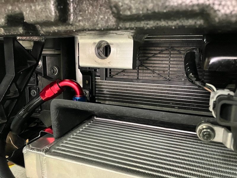 RZ34 Fairlady Z Side Tank Engine Oil Cooler Kit para Nissan Fairlady Z RZ34 miniatura 3