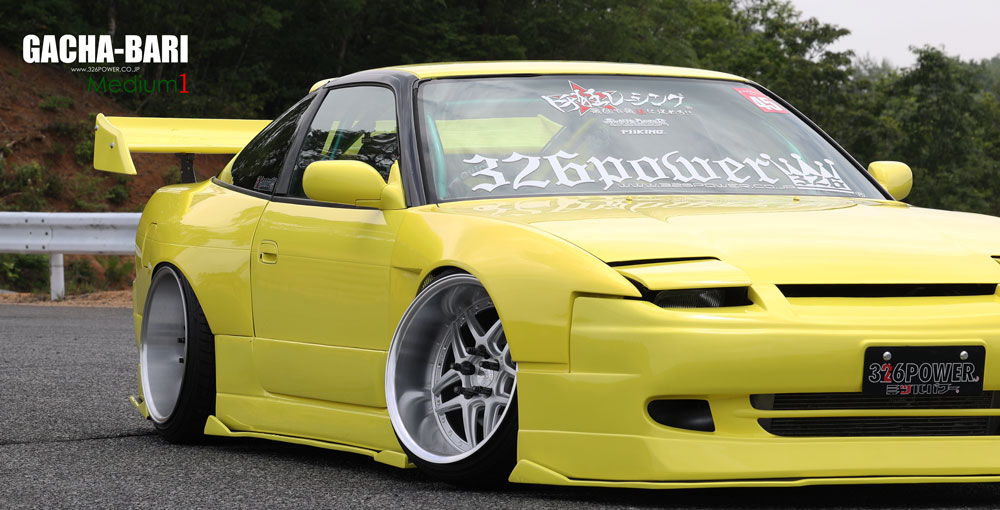 326POWER Aletas Gachabari Medium1 Nissan 180SX miniatura 3