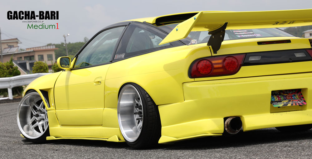 326POWER Aletas Gachabari Medium1 Nissan 180SX miniatura 4