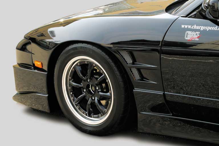 ChargeSpeed Aero Bumper para 180SX RS13/RPS13 miniatura 4