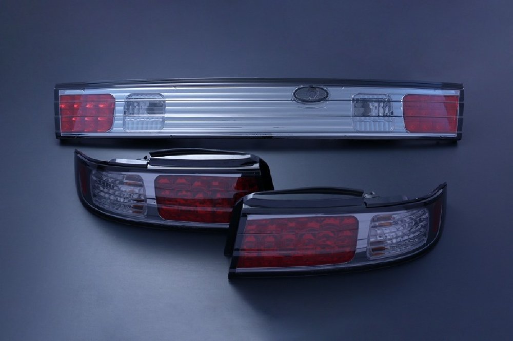 D-MAX Pilotos Traseros LED 3 Piezas Smoke Nissan Silvia S14 miniatura 1