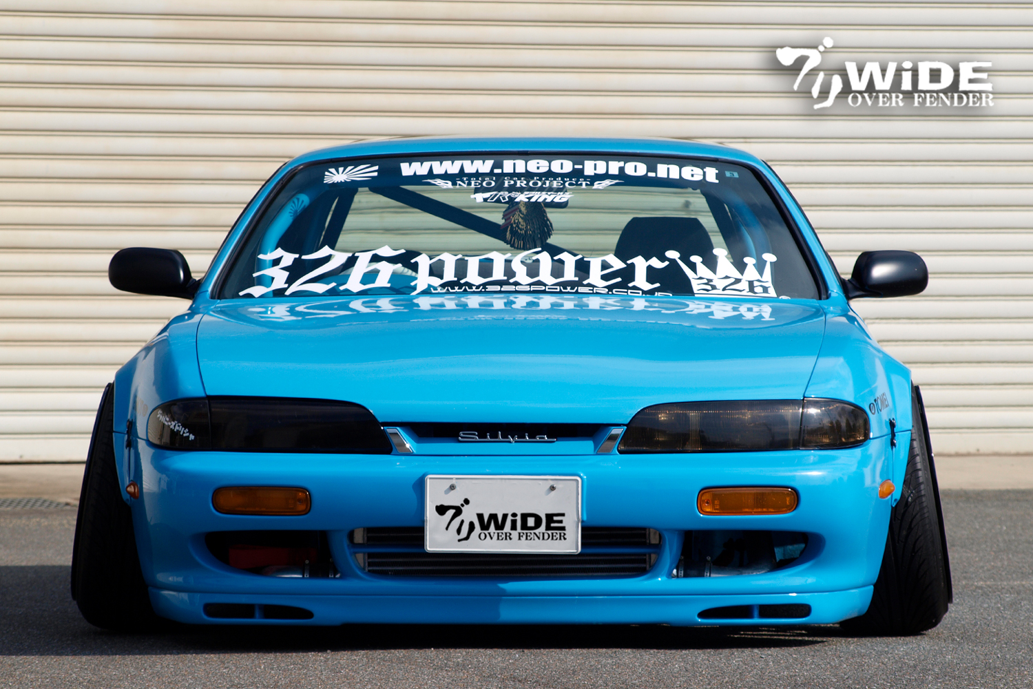 326POWER BuriWIDE S14 Zenki F45/R55 miniatura 5