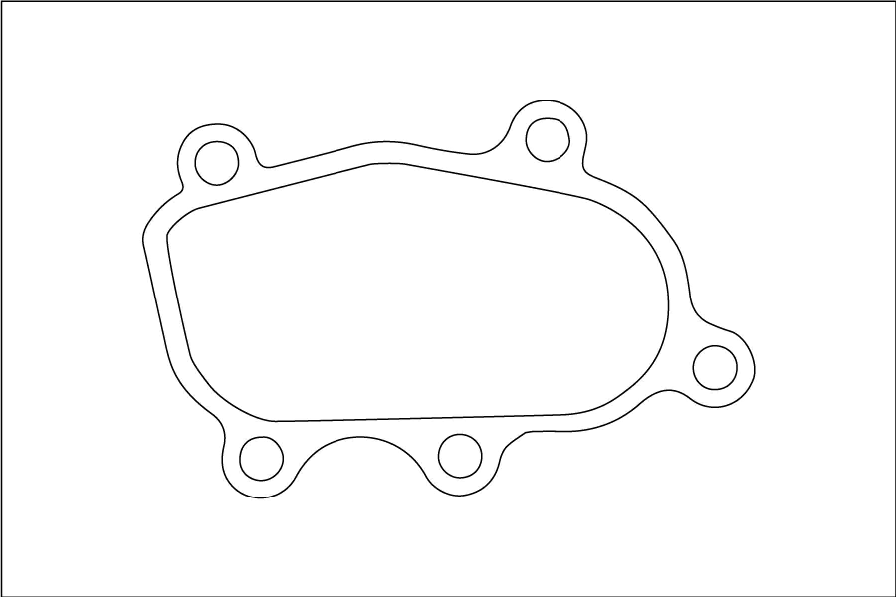 D-MAX Junta Metalica Lado Outlet Pipe SR miniatura 3