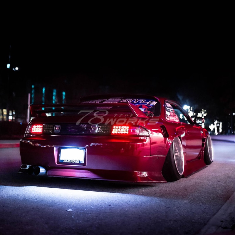Pilotos traseros 78Works LED Tail Lamp para Nissan Silvia S14 Kouki miniatura 4