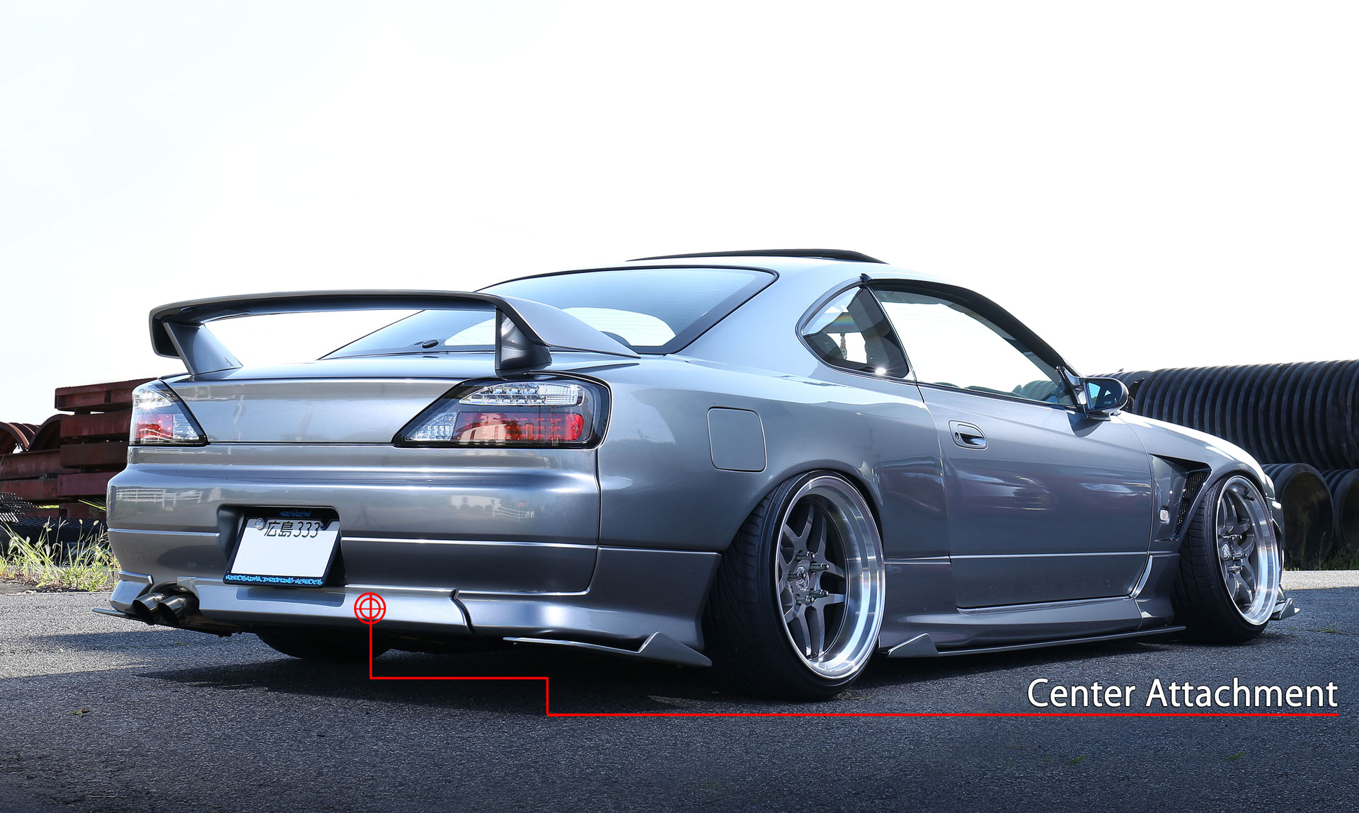 326POWER 3DSTAR Center Attachment Nissan Silvia S15 miniatura 1