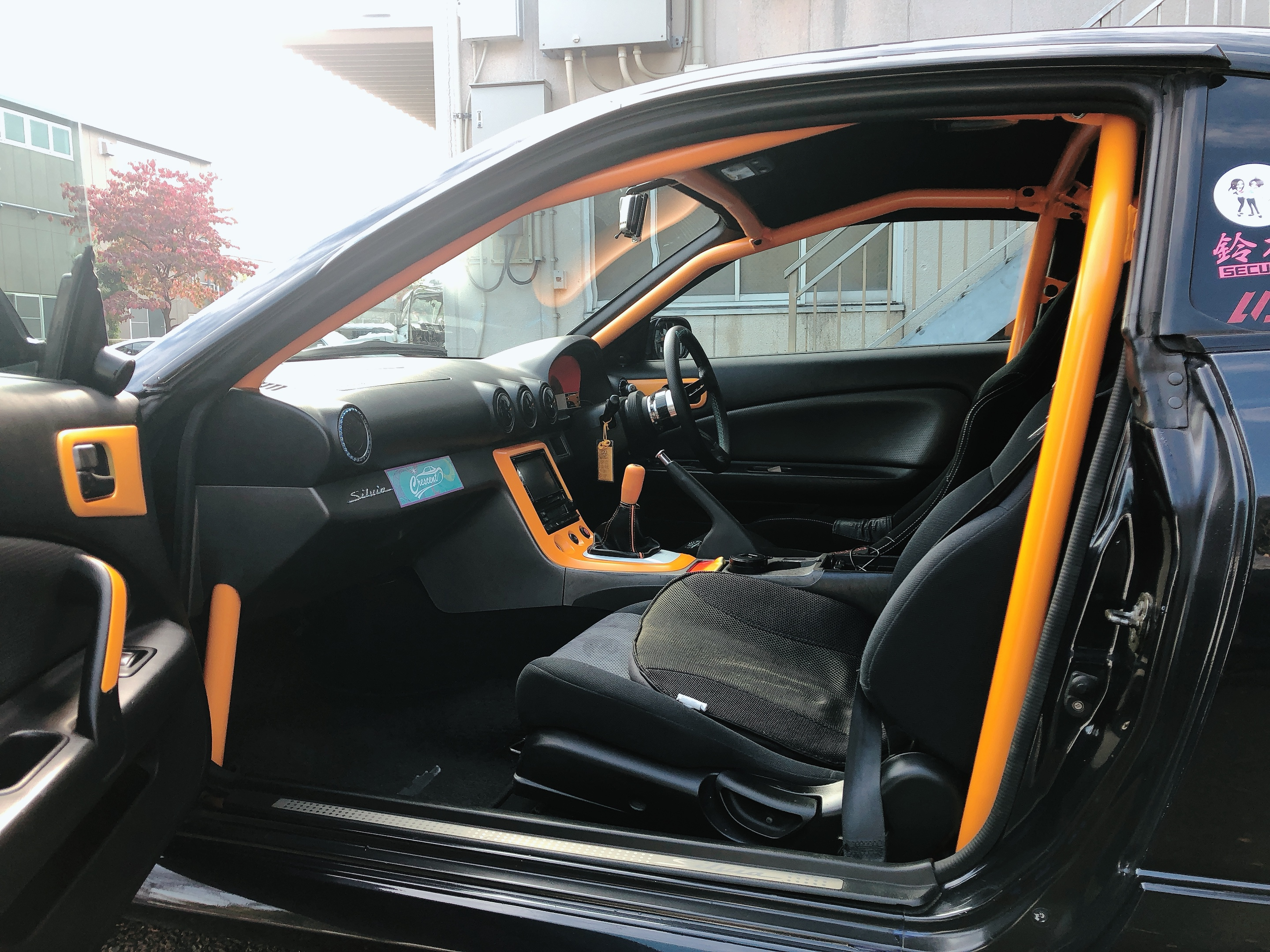 Jaula antivuelco Saito Rollcage - Strut Mount - Dash Through para Silvia S15 miniatura 2