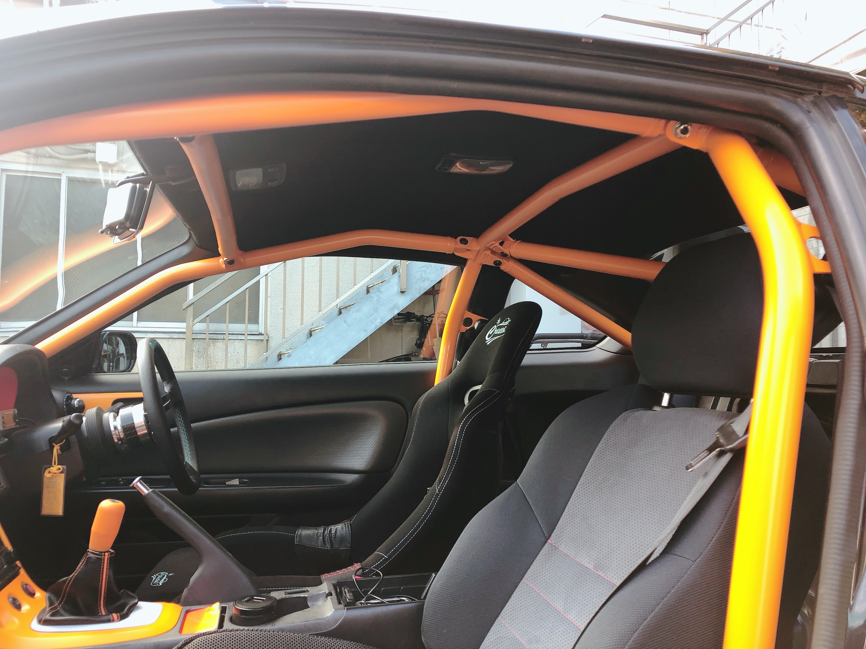 Jaula antivuelco Saito Rollcage - Strut Mount - Dash Through para Silvia S15 miniatura 3