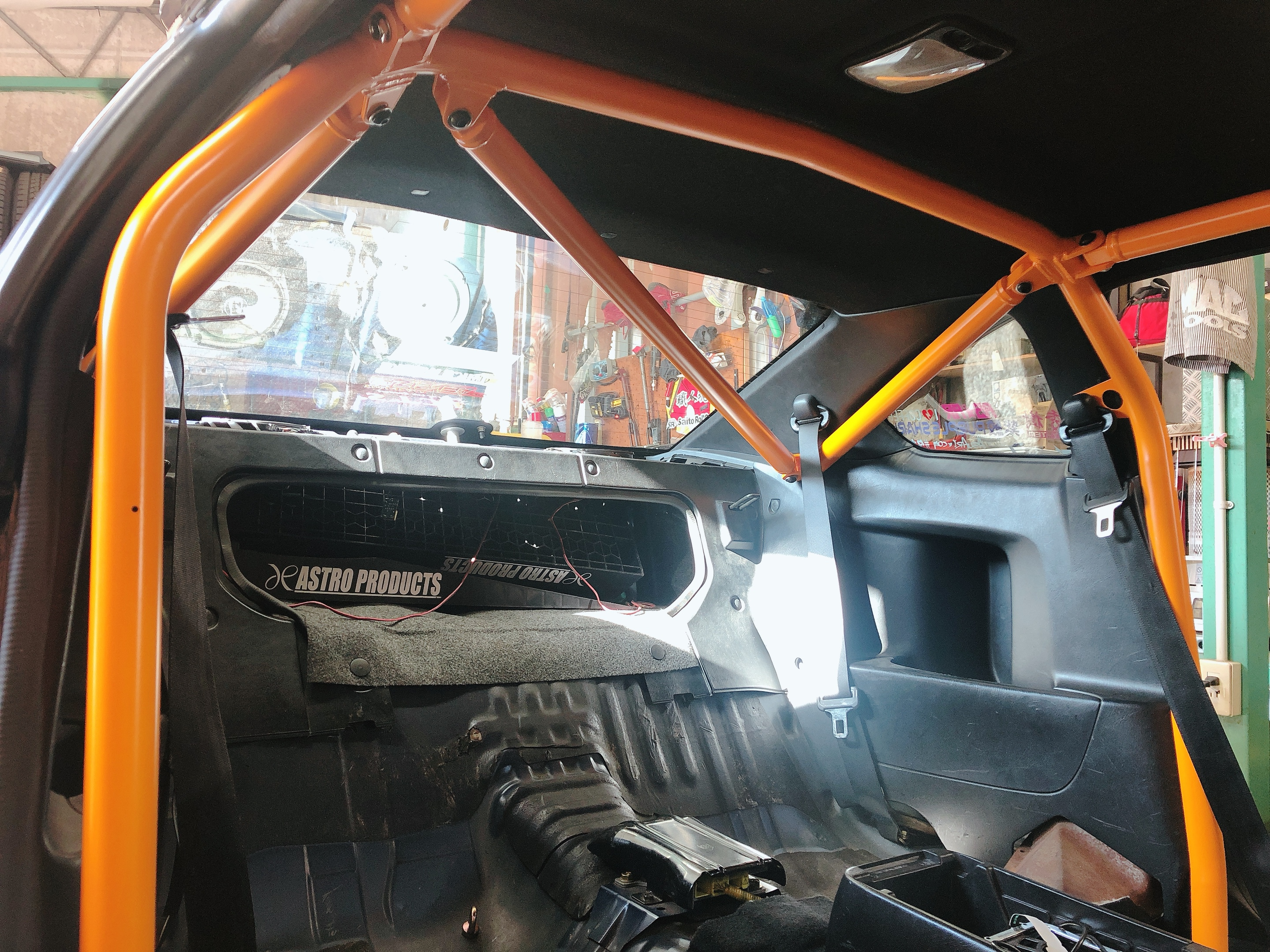 Jaula antivuelco Saito Rollcage - Strut Mount - Dash Through para Silvia S15 miniatura 4