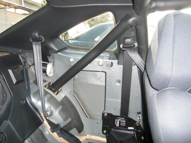Jaula antivuelco Saito Rollcage - Sunroof - Dash Through para Silvia S15 miniatura 8