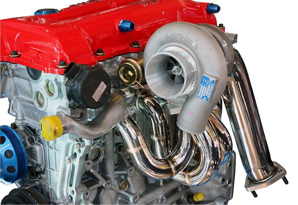 Colector superior y outlet GP Sports EXAS para Nissan Silvia S15 miniatura 2