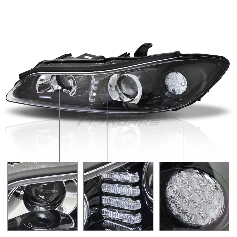 Faros 78Works Full LED Headlight V2 para Nissan Silvia S15 miniatura 3
