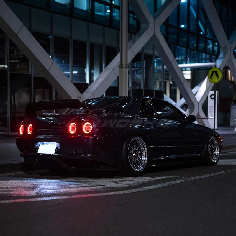 Pilotos traseros 78Works Fiber Ring LED Tail Lamp V2 para Nissan Skyline R32 miniatura 4