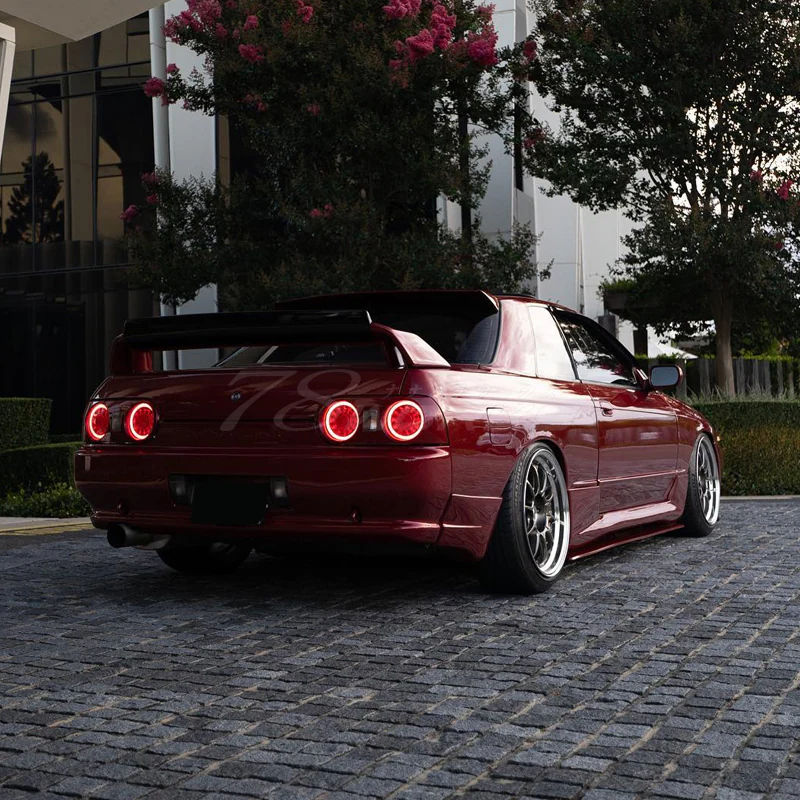 Pilotos traseros 78Works Fiber Ring LED Tail Lamp V2 para Nissan Skyline R32 miniatura 5