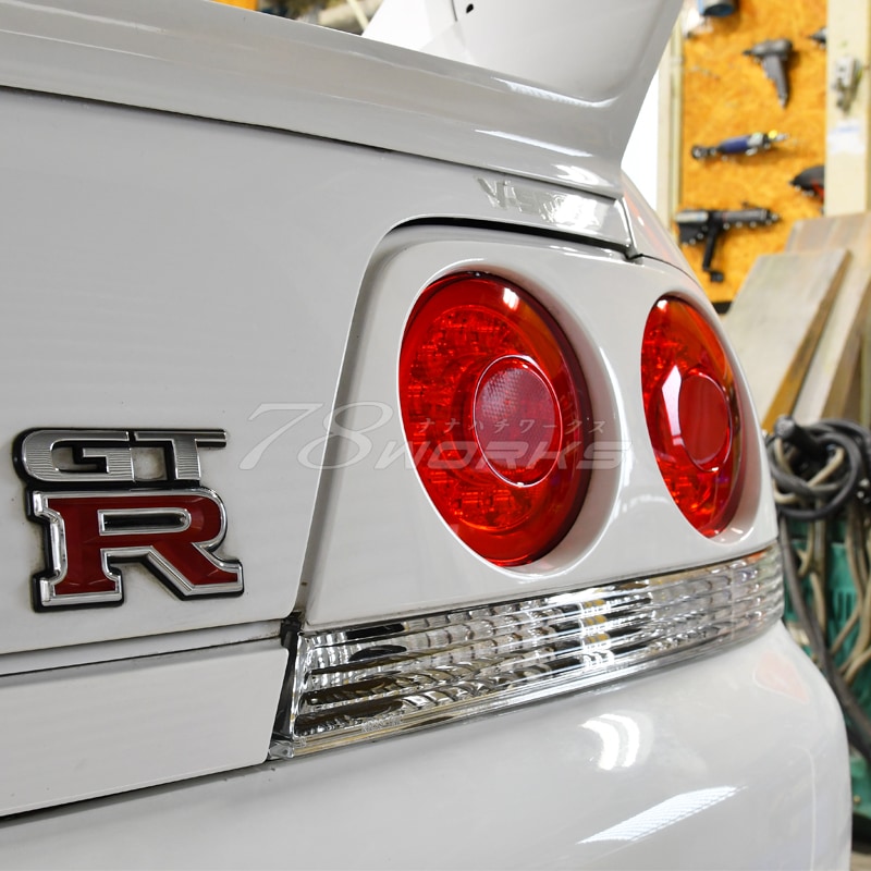 Pilotos traseros 78Works Fiber Ring LED Tail Lamp V2 para Nissan Skyline R33 miniatura 6