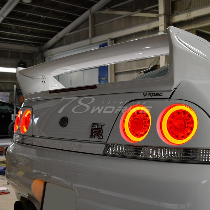 Pilotos traseros 78Works Fiber Ring LED Tail Lamp V2 para Nissan Skyline R33 miniatura 7