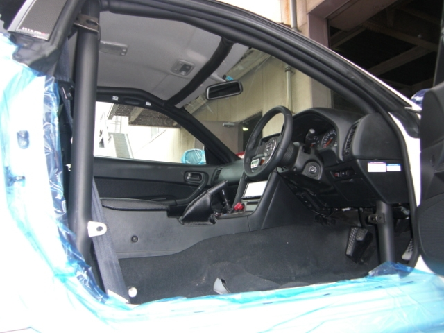 Jaula antivuelco Saito Rollcage - 2 puertas - Dash Through para Skyline R34 miniatura 1