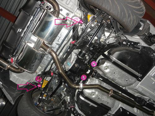 Soportes de estabilizadora trasera R Magic para Toyota 86 / Subaru BRZ