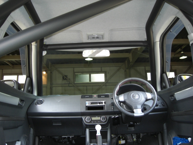 Jaula antivuelco Saito Rollcage - Dash Through - Trunk Through para Swift Sport ZC31S miniatura 3