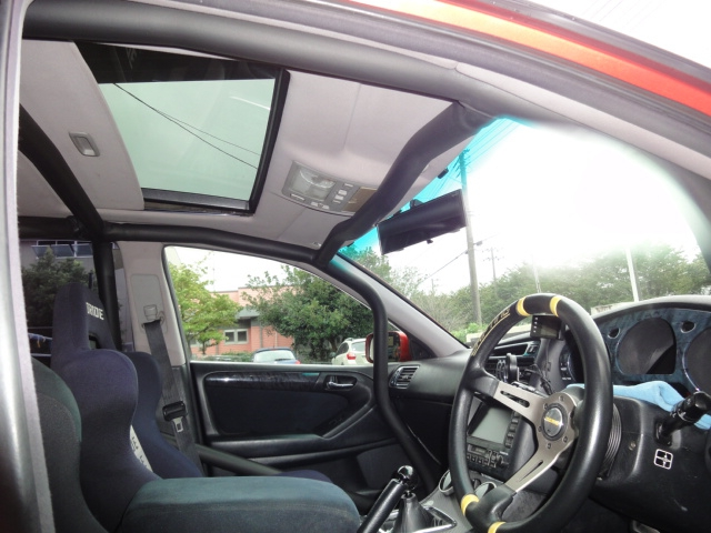 Jaula antivuelco Saito Rollcage - Sunroof para Aristo JZS161 miniatura 5