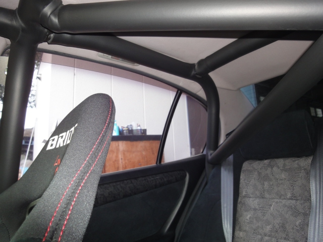Jaula antivuelco Saito Rollcage - Sunroof para Aristo JZS161 miniatura 8