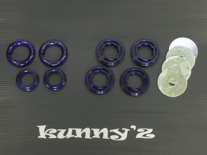 Casquillos de subchasis trasero Kunny'z para Toyota Chaser JZX90 miniatura 1