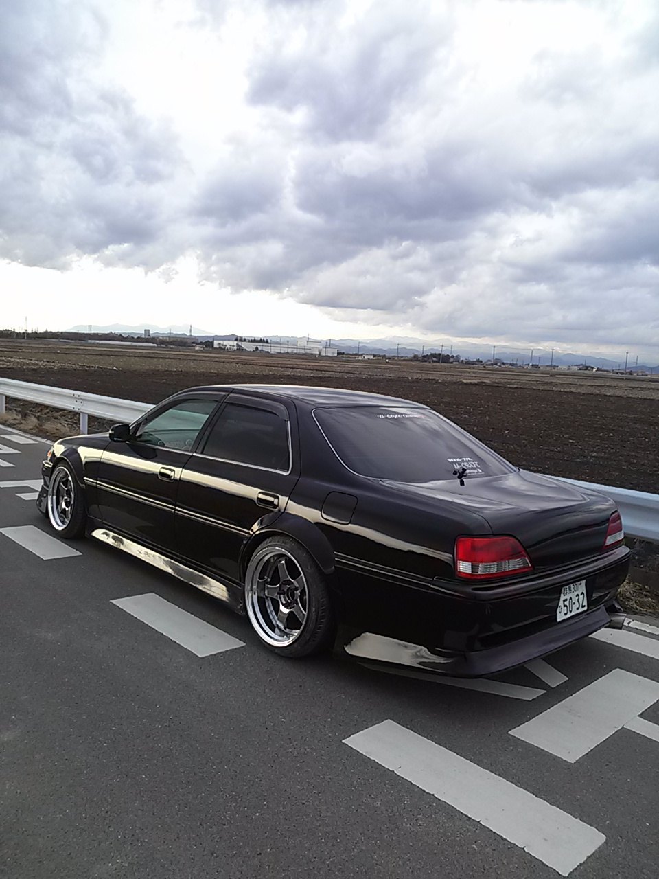 Aletines traseros N-Style Fender Type 4 para Toyota Cresta JZX100 miniatura 2
