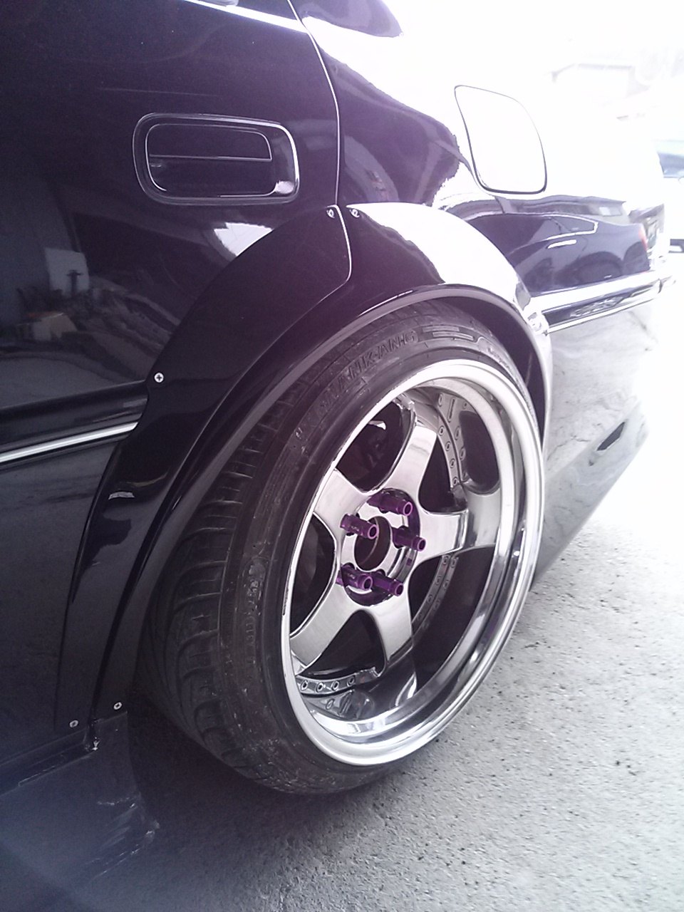 Aletines traseros N-Style Fender Type 4 para Toyota Cresta JZX100 miniatura 4