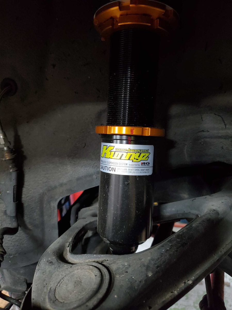 Suspensión roscada Kuniashi para Toyota Mark II JZX100 miniatura 3