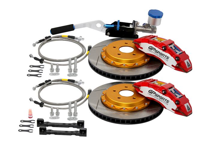Kit de frenos GP Sports Complete Racing Brake System para Toyota Corolla Levin AE86 miniatura 6
