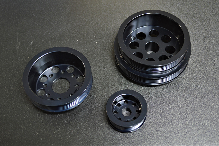 TEC-ART'S OEM Diameter Aluminium Pulley Set AE111 Swap para Toyota Corolla Levin AE86