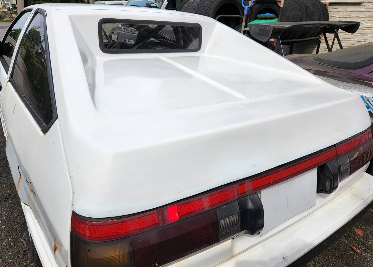 Portón trasero inverted Hatch Aileron Ground Effect para Toyota AE86 miniatura 3