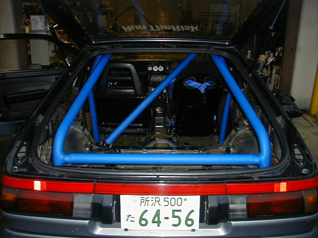 Jaula antivuelco Saito Rollcage - Sunroof para Corolla AE86 miniatura 5