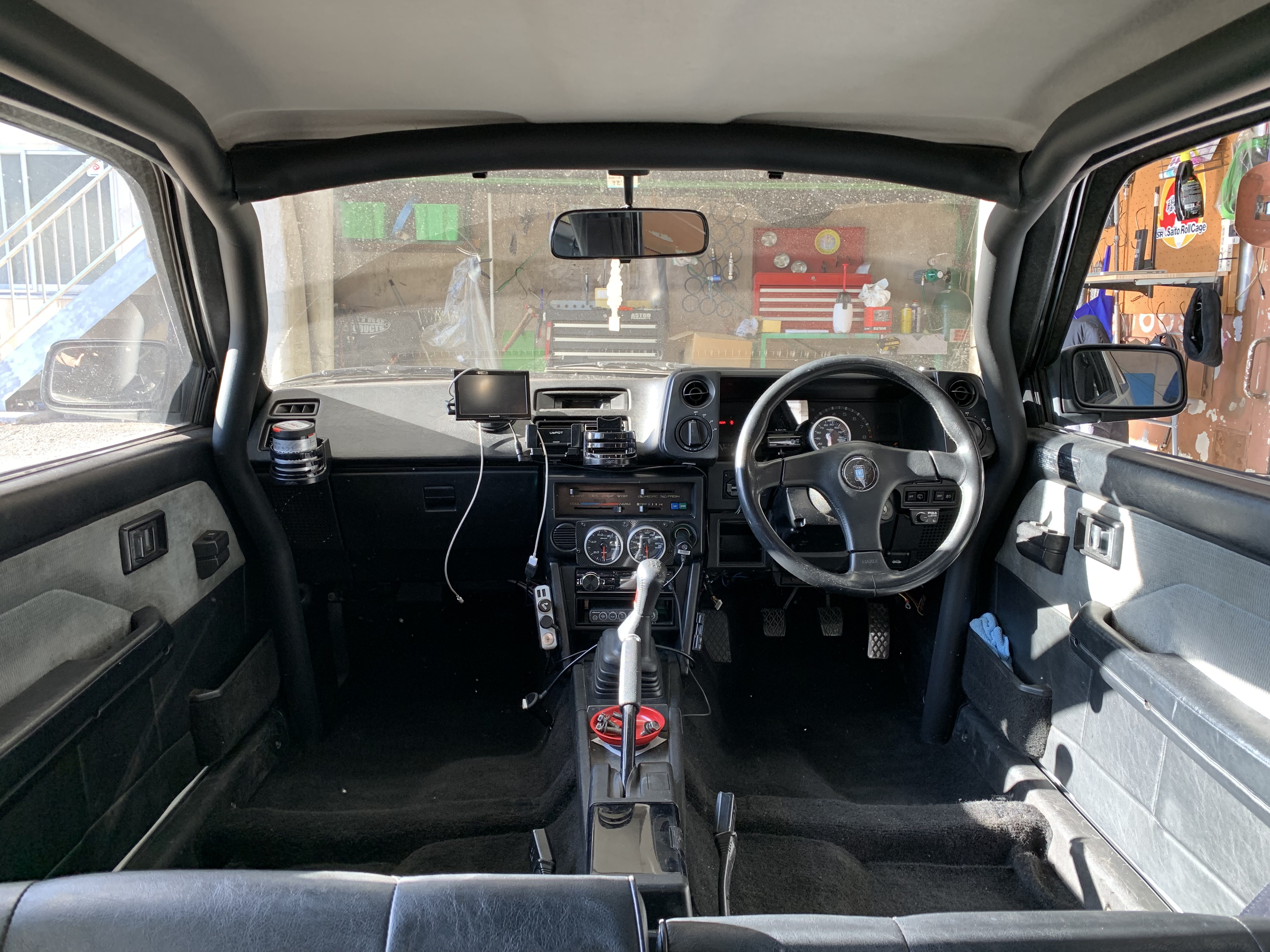 Jaula antivuelco Saito Rollcage - Corolla  AE86 miniatura 3